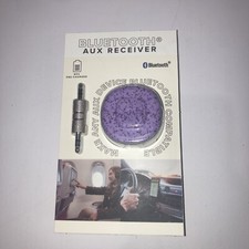 Bluetooth Aux Receiver Make Any Aux Device Bluetooth Compatible Purple