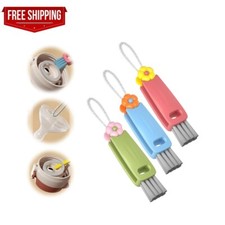 "3-in-1 Cup Lid Gap Cleaning Brush Set   Bottle  Crevice Cleaner 3PCS 