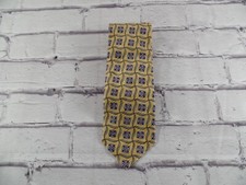 Nordstrom Men's Silk Neck Tie Red Gold Blue Gray Multicolor Geometric Design