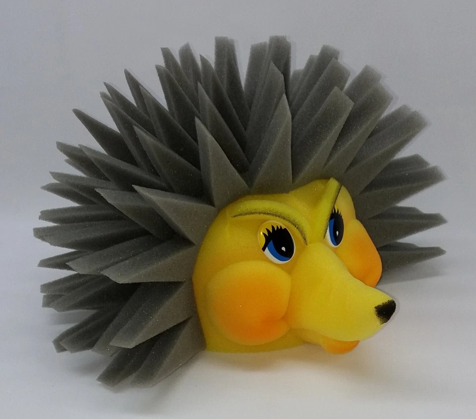 Hedgehog hat-mask. Handmade. - Image 3 of 4