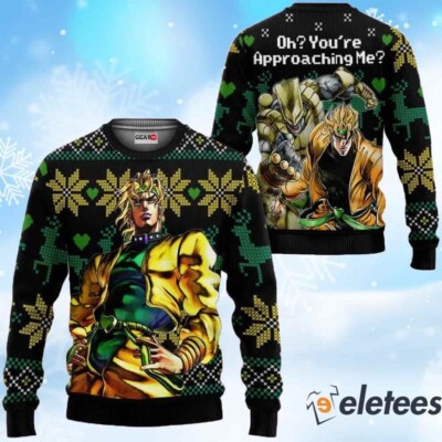 Dio Brando Anime Ugly Christmas Sweater Great JoJo's Bizarre