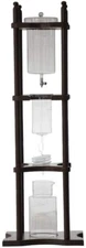 Nispira Iced Coffee Dripper Cold Brew Drip Tower Coffee Maker Wooden 25 Cup
