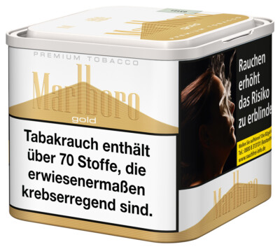 2 x Marlboro Premium Tobacco Gold Zigarettentabak Dose á 70 gr. zu 19,00
