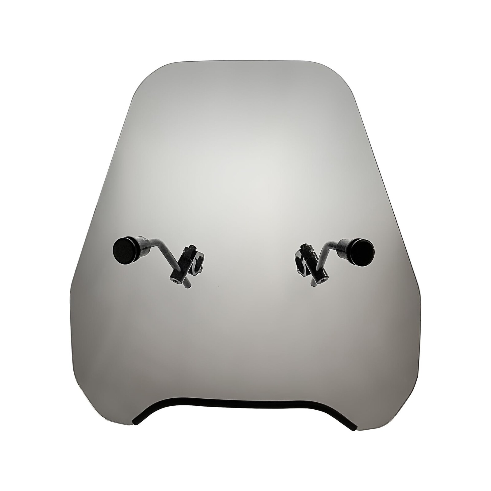 FATECIM 15" Smoke Motorcycle Windscreen Windshield Motorbike Wind Deflector F...