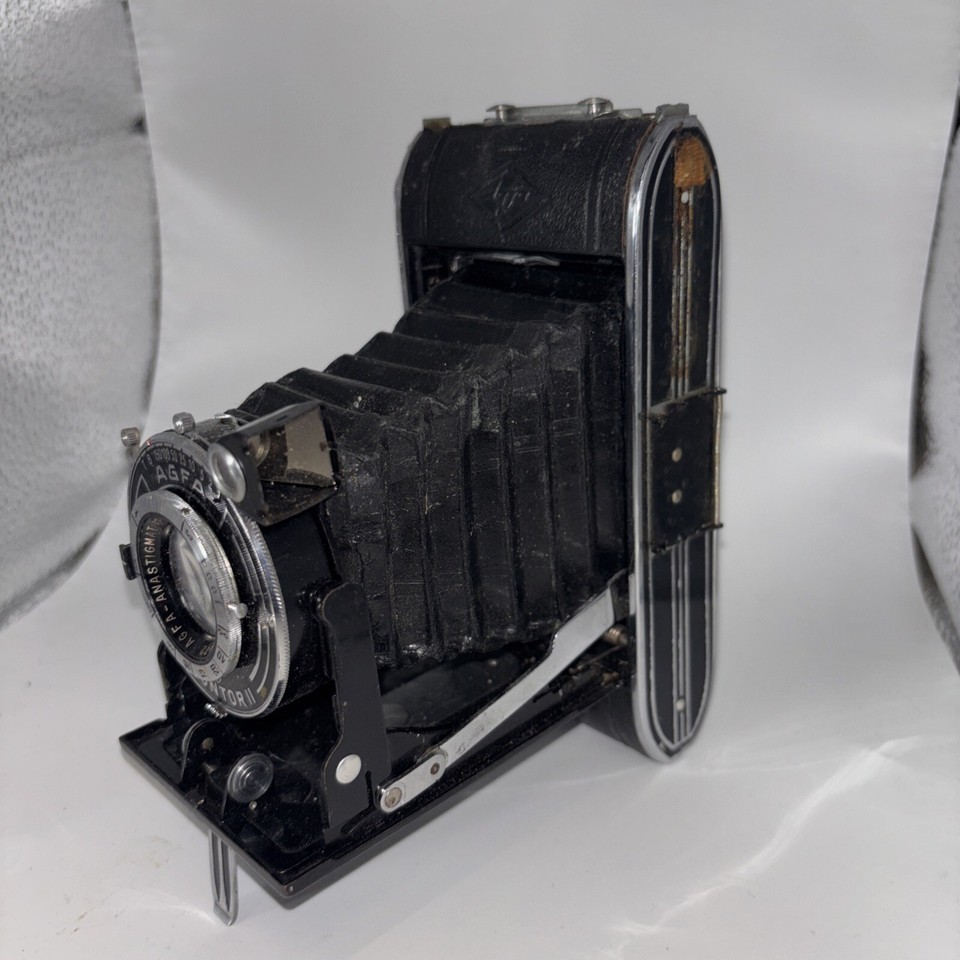 Agfa Isolette II Appareil Photo Pliant Avec Solinar 1:3.5/75