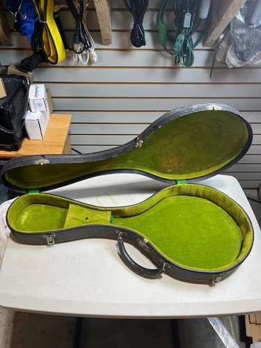 Vintage Gibson A Style Hardshell Green Lined Mandolin Case Vintage Gibson