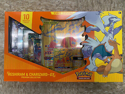 Opening a Pokemon Reshiram & Charizard - GX Premium Collection Box