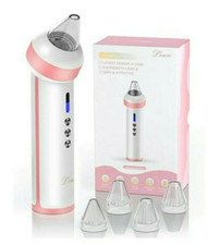 BLACKHEAD REMOVER VACUUM SUCTION SKIN PORE CLEANSER PINK/WHITE NEW IN BOX