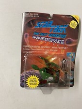 Star Trek Innerspace Klingon Bird-Of-Prey Playset Playmates GOWRON  WORF