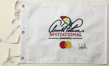 Ludvig Aberg Signed Arnold Palmer Invitational Pin Flag- JSA #AV66382