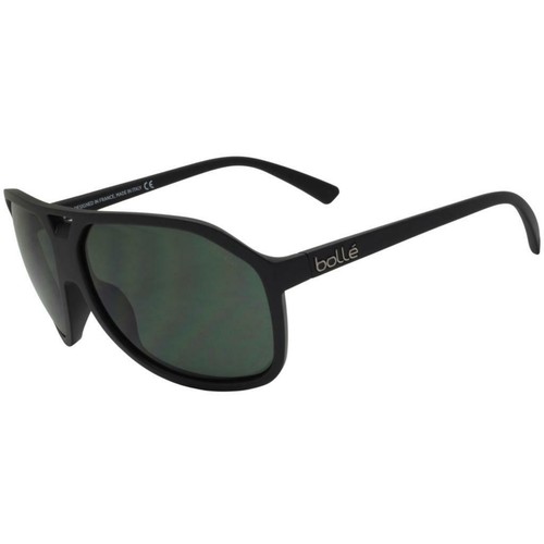 Bolle 12620 Baron Matte Black Frame with Axis Grey Lens Mens Sunglasses