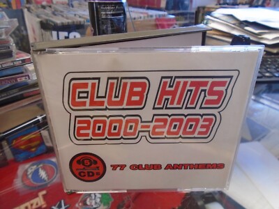 Club Hits 2000-2003 77 Anthems 5x CD Set VG+ Electronic