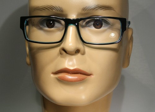Medium-Small BLISS EYEWEAR A134F Black and Blue Thick Rimmed Glasses Frames - Picture 2 of 11