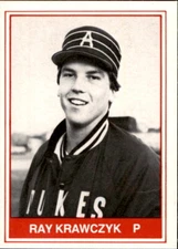 1982 Alexandria Dukes TCMA #4 Ray Krawczyk Garden Grove California Baseball Card