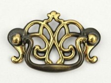 Brass Effect Eagle Handle Antique Style Swan Neck Drop Drawer Bureau Cupboard
