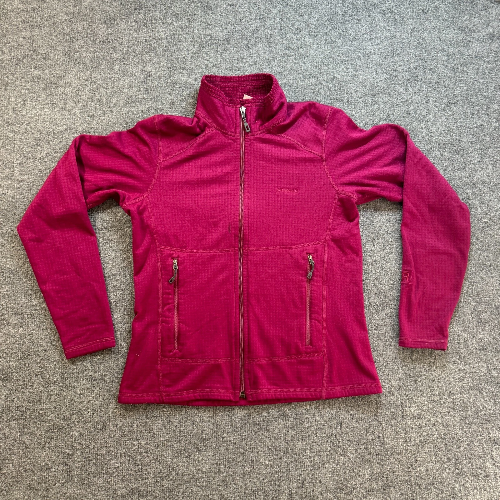patagonia regulator waffle fleece polartec full zip jacket