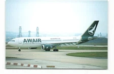 AWAIR Airwagon International A300-605R Postcard VTG AUC2.