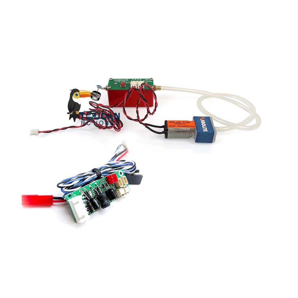 HUINA Metal Smoker Gearbox Unit For 1/14 KABOLITE K970 RC Hydraulic Excavator - Image 2 of 4