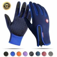 Mens Women Winter Thermal Warm Waterproof Ski Snowboarding Driving Work Gloves