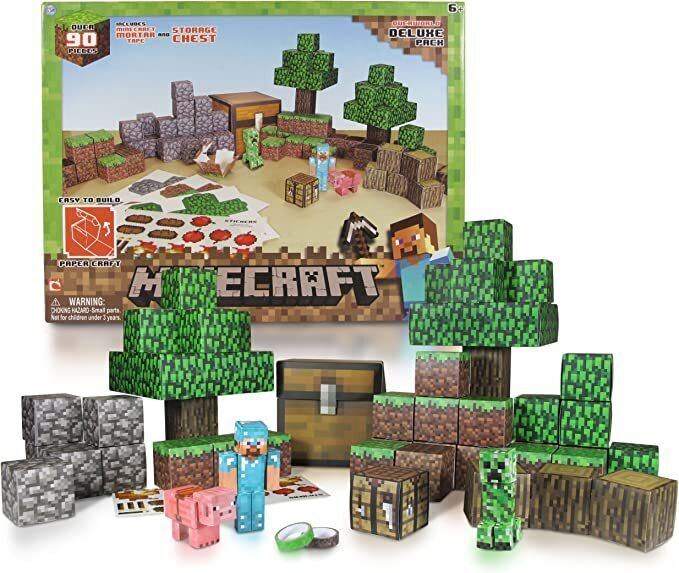 Minecraft: Hostile Mobs Paper Craft Kit - Scholastic Shop