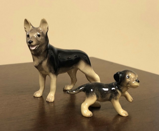 Hagen Renaker Lot German Shepherd Dog Puppy EBay