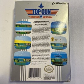 Top Gun 2 - The Second Mission - NES Nintendo Game W/ Box And Manual Oval Seal