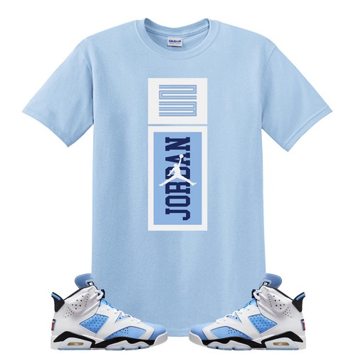UNC-University Blue'', New JD-Shirt | eBay