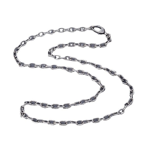 Real Solid 925 Sterling Silver Chain Men Women Twill Oval Cable Link Necklace - Bild 4 von 13