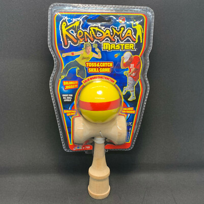 NEW 2016 Kendama Master Toss And Catch Skill Game Yellow And Red Free Shipping
