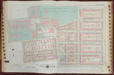 1960 WASHINGTON DC HOWARD UNIVERSITY - U ST AND N. CAPTOL ST - 6TH ST ATLAS MAP