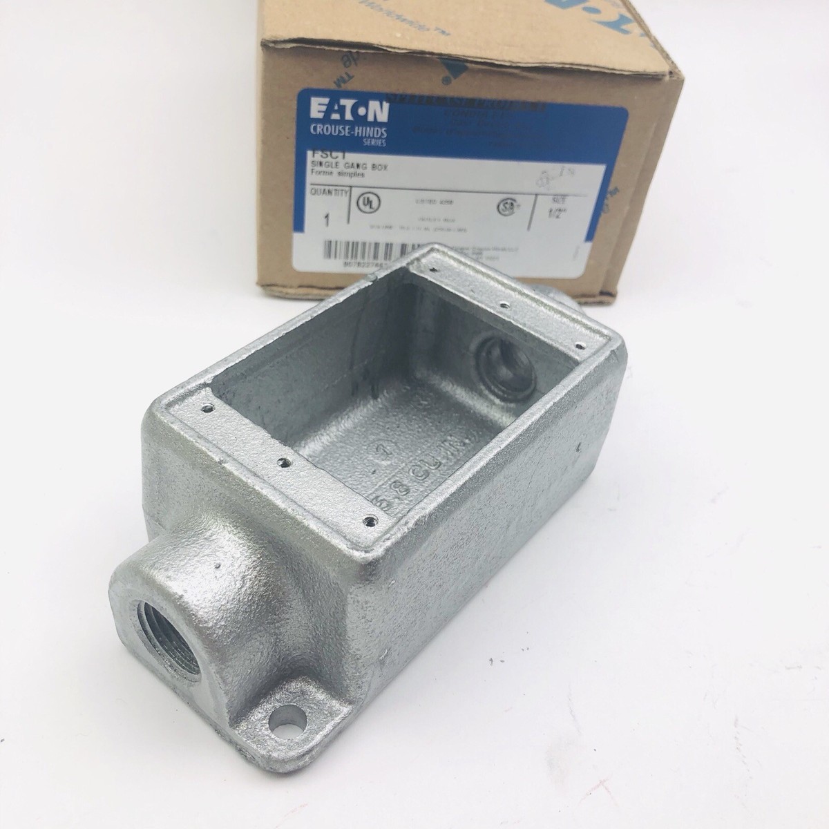 CROUSE HINDS FSC1 CAST DEVICE BOXES 1/2
