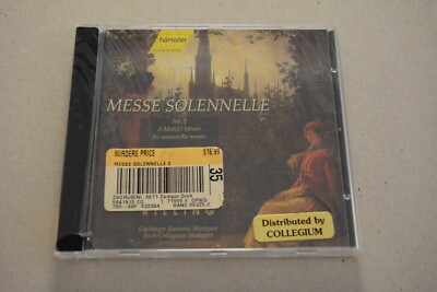 HELMUTH RILLING ''MESSE SOLENNELLE NO 2 D MINOR'' CD [NEW] SEAL TORN [235]