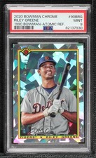2020 Bowman 1990 Atomic Refractor 11/150 Riley Greene #90B-RG PSA 9 MINT 0i1b