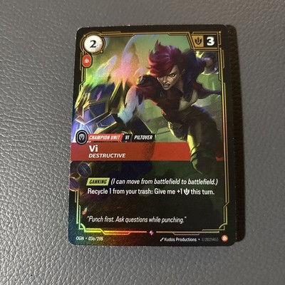Vi - Destructive 036/298 Riftbound | eBay