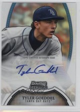 2011 Bowman Sterling Prospect Refractor /199 Tyler Goeddel #BSP-TG Auto fm0