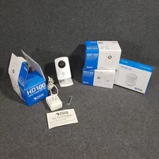 2GIG White Passive Infrared Wireless Motion Detector and 3 Indoor Cameras Kit