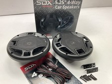 Sdx Audio CS16050 5.25" 4-Way Car Speakers (Pair)