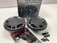 Sdx Audio CS16050 5.25" 4-Way Car Speakers (Pair)
