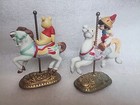 New England Collectors Society Disney Pinocchio/ Winnie The Pooh Carousel Pair — photo 2