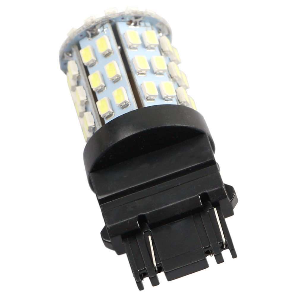 4X 64SMD 3157 LED Reverse Tail Brake Stop Turn Signal DRL Light Bulb 6000K White