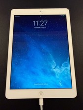 Apple iPad Air 1st Gen A1475 Wi-Fi 4G 9.7 Silver in Great Condition Locked