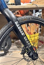 YOUR Custom Text In LANDING GEAR Forks Font 2 pc. Vinyl Decal Set VBMX SE Bikes