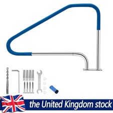Image of Pool Rail Pool Railing 49 x 34" Pool Handrail Stainless Steel W/ Grip Cover
