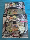 Lot 2 Coffret Pokémon Collection Poster Foudre Noire et Flamme Blanche 10.5 Neuf