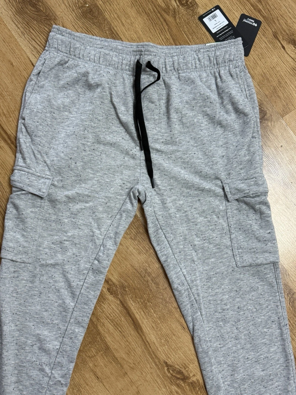 90 Degrees Mens Cargo Joggers Large New With Tag/ Genuine