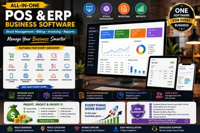 Business POS ERP System | Inventory, Billing & Invoicing Software