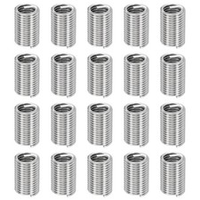 20pcs Wire Thread Inserts M10 x 1.5 x 3D Metric Helical Threaded Sleeve