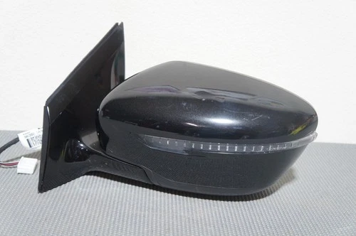 2016-2022 NISSAN MURANO LEFT HAND DRIVER SIDE POWER SIDE MIRROR BLACK SIGNAL