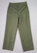 OG 507 Pants US Military VTG 80s Olive Green Mens 32X29 Actual Size Trousers