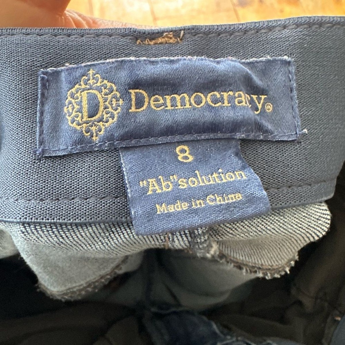 Democracy ab solutions straight leg utility Jean size 8 View 3